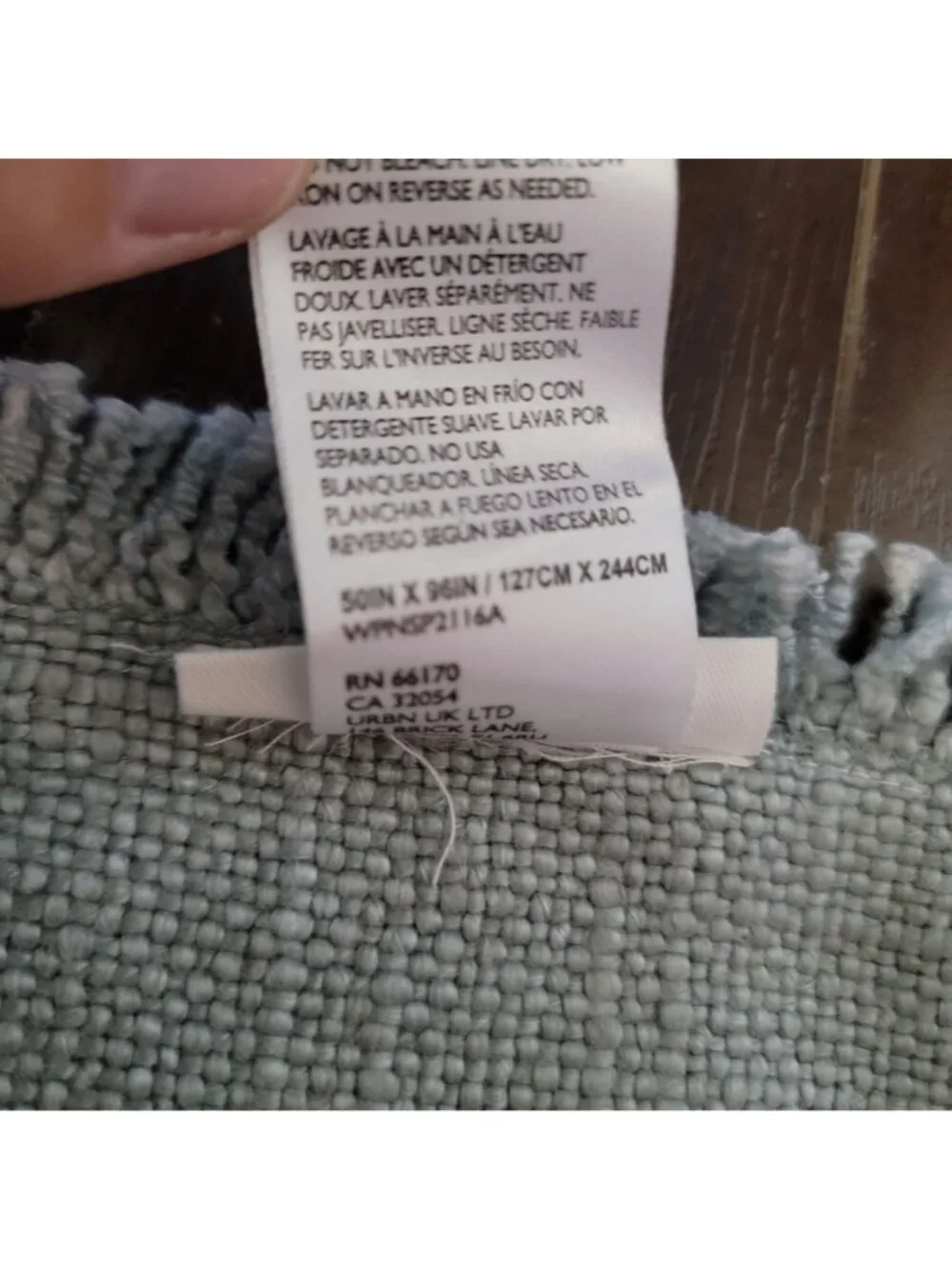 Anthropologie Luxe Linen Blend Woven Curtain Moss Green Natural Interior Design